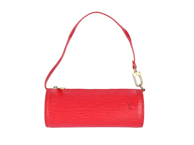 VÄSKA, LOUIS VUITTON, Soufflot Pouch, rött epi läder, guldfärgade beslag, 15,5x6x6cm.