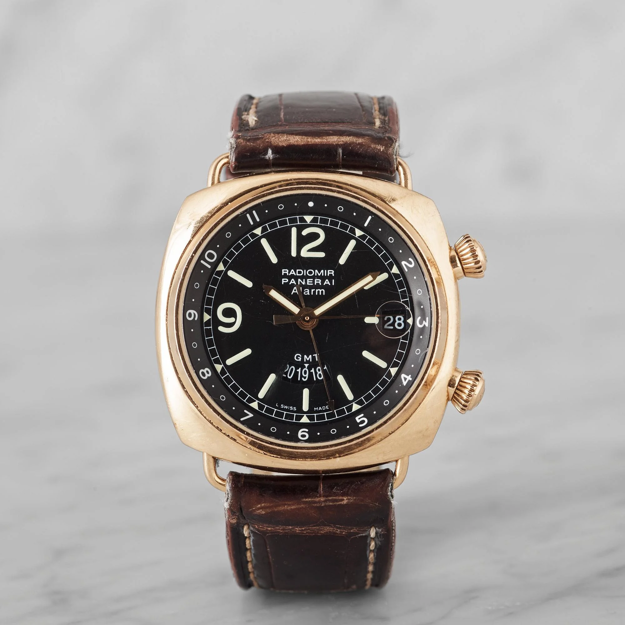 PANERAI, Radiomir, GMT/Alarm, armbandsur, 42 mm, — Bukowskis
