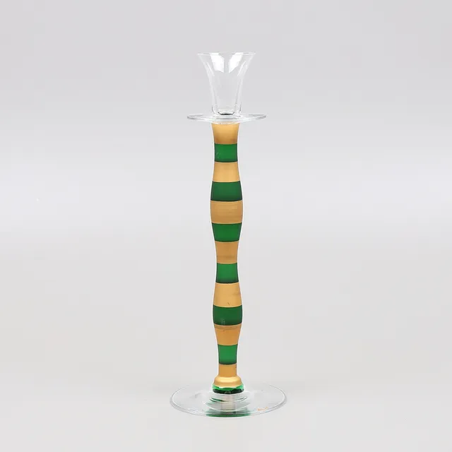 ANNE NILSSON. Ljusstake, "Celeste", Orrefors.