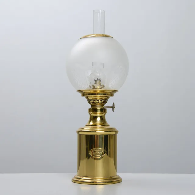 FOTOGENLAMPA, mässing, E.S Sörensen, Danmark.