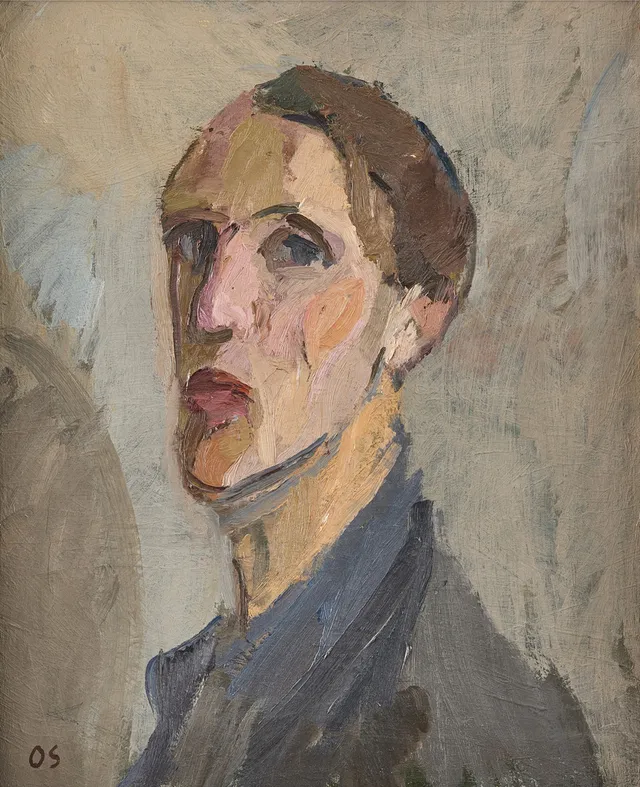 OLLE SKAGERFORS. Self-portrait.