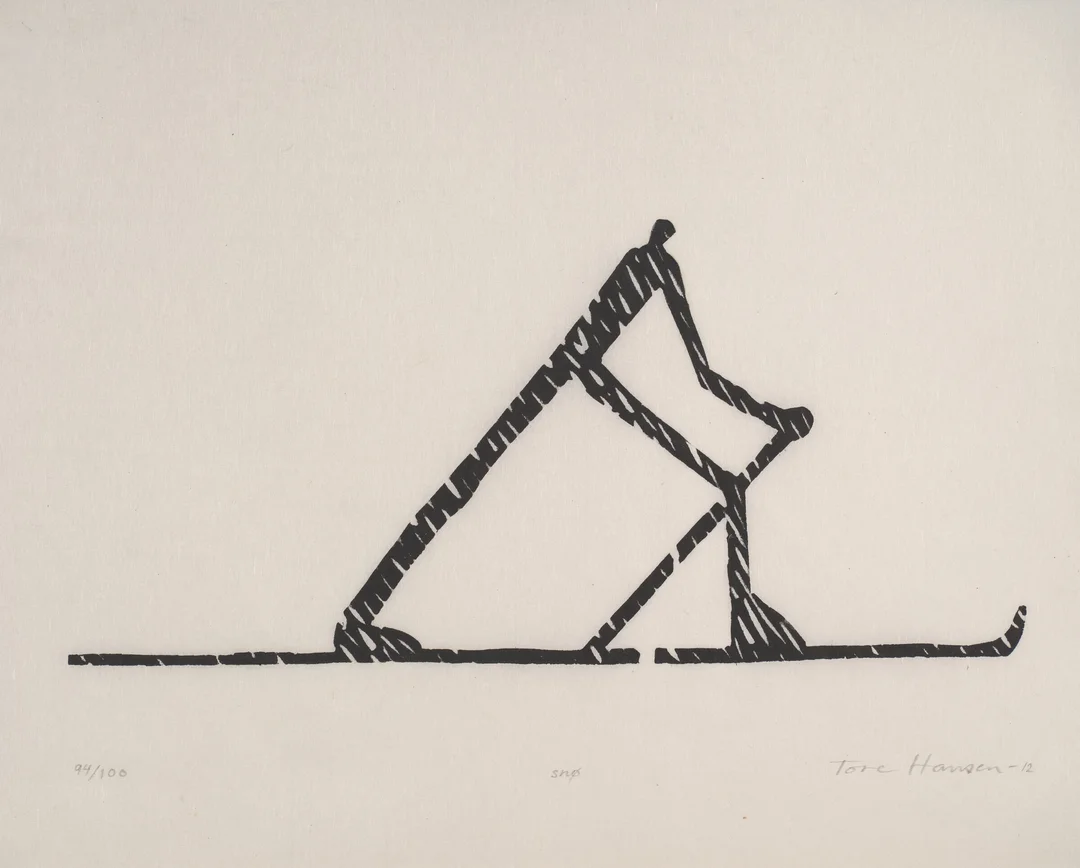 Hansen, Tore — "Snø" 2012 — Kunst/Grafikk — Blomqvist