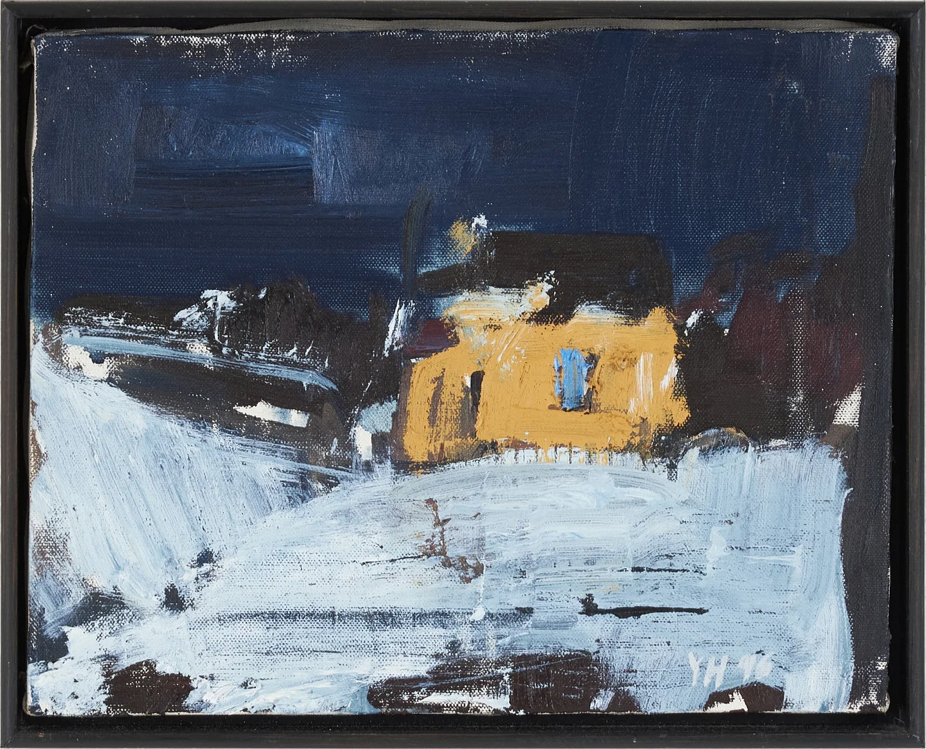 YNGVE HENRIKSEN. Hus i landskap. — Paintings — Stockholms Auktionsverk Magasin 5