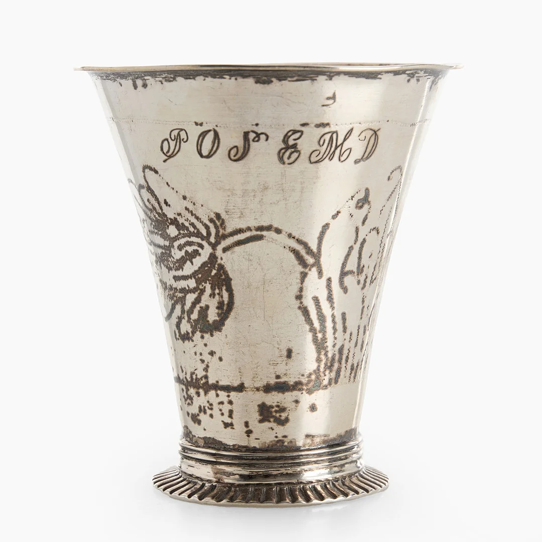 OTTO HENRIK SJÖBERG (verksam 1726-1777). Bägare, silver, Falun 1755. — Silver — Crafoord Auktioner Stockholm