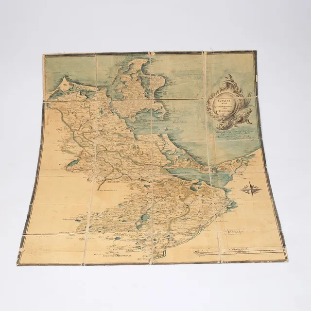 KARTA, Charta öfwer Pommern och Rugen, 1760.