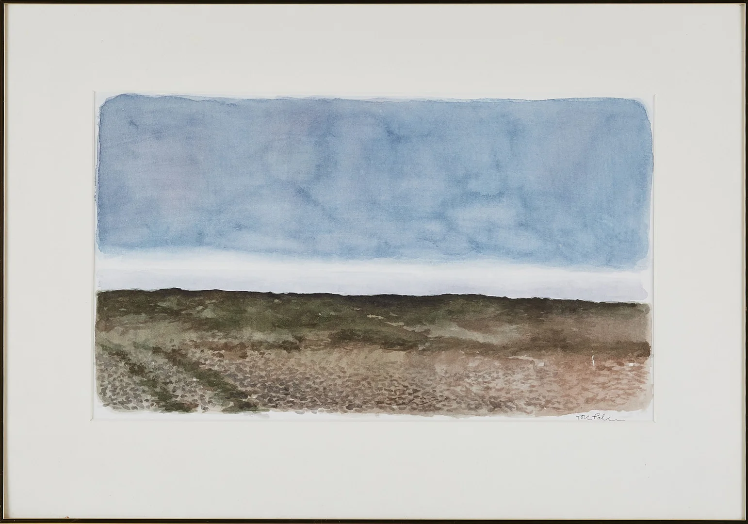 TORE PALM (FÖDD 1933). Motiv från Fårö, akvarell, signerad. — Paintings — Stockholms Auktionsverk Magasin 5