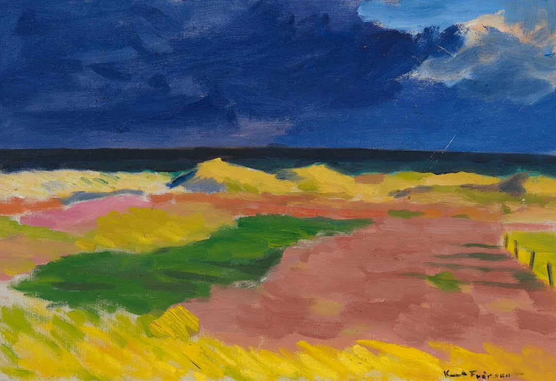 Frøysaa, Knut — "Mot uvær" — Kunst/Maleri — Blomqvist