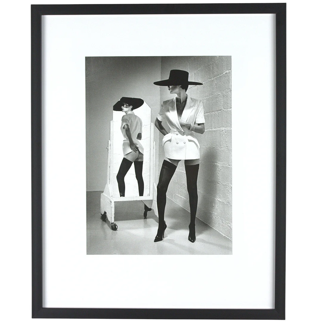 HELMUT NEWTON. Offsettryck, efter. "Fashion Mugler", French Vogue, Paris 1996. — Photography — Höganäs Auktionsverk
