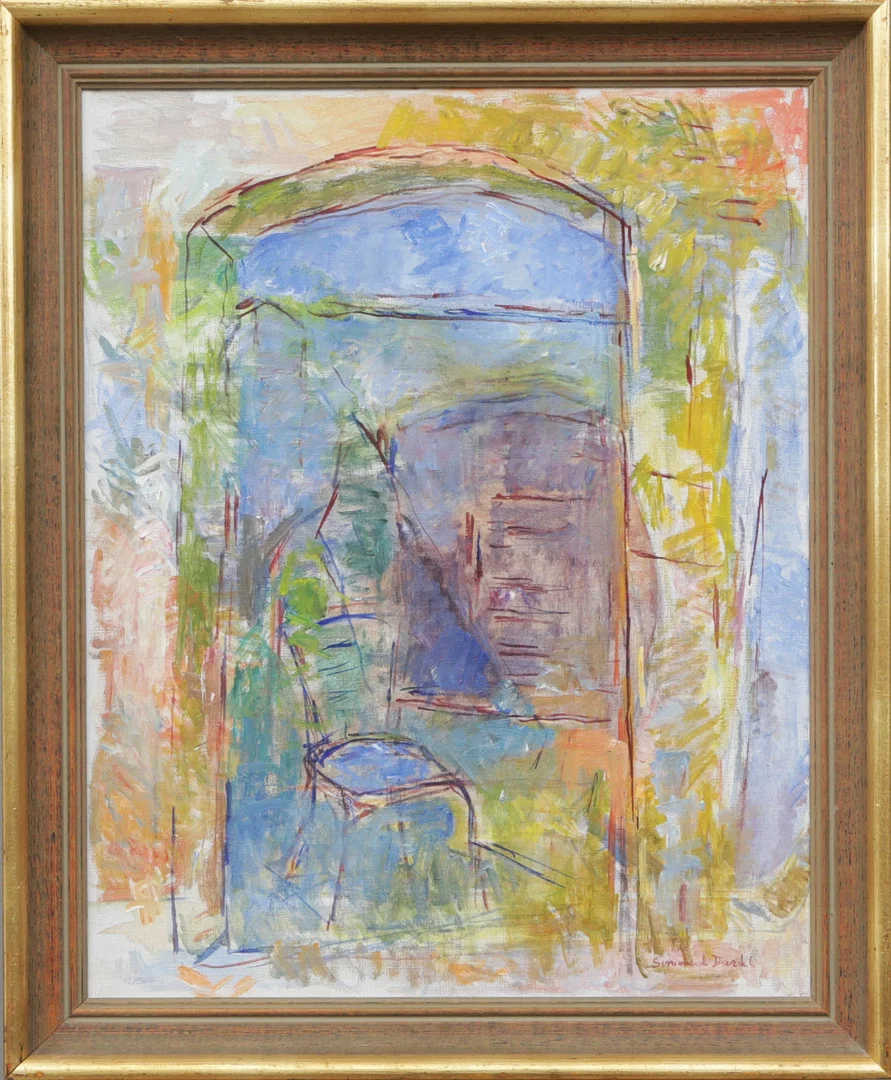 SIMONE DE DARDEL. OLJA, på duk, signerad. — Paintings — Kalmar Auktionsverk