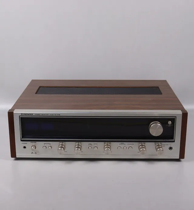 FÖRSTÄRKARE, Pioneer Stereo reciever SX-636, 1970-tal.