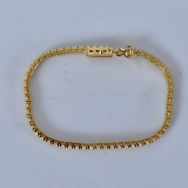 ARMBAND, tennisarmband 2,18ct, 18K.