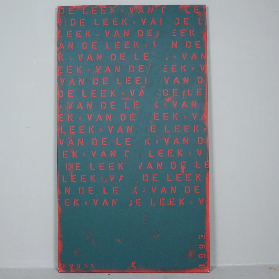 BERND VAN DE LEEK. 'Van de Leek', Acryl auf Leinwand. — Paintings — Stockholms Auktionsverk Düsseldorf/Neuss