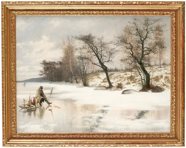 Knut Ekwall, Vinterfiske.