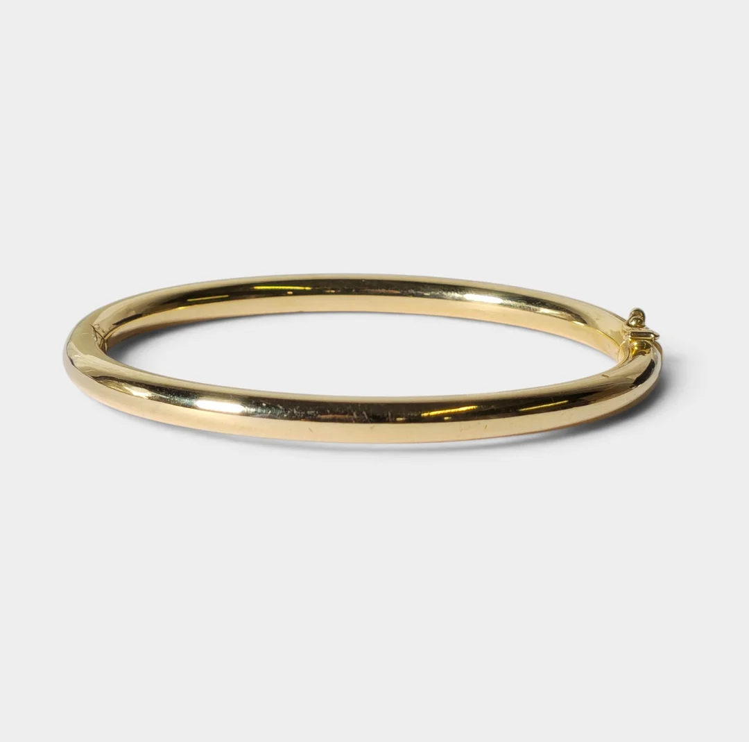 Brazalete, pulsera esclava en oro amarillo de 18 K. — Bracelets — Barcelona Auctions