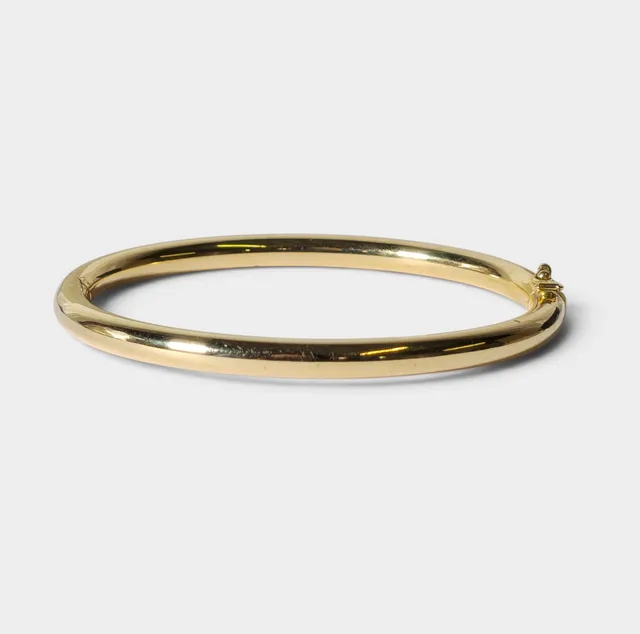 Brazalete, pulsera esclava en oro amarillo de 18 K.