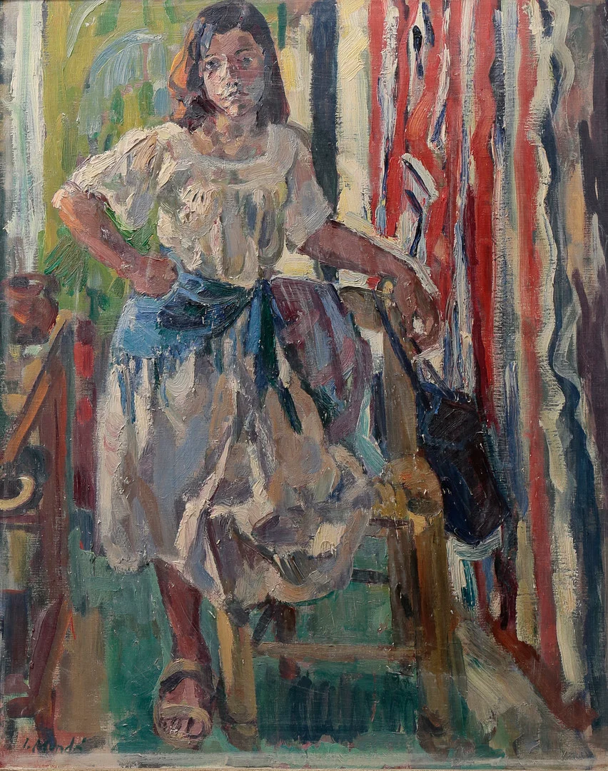 IGNASI MUNDÓ. A girl. — Paintings — Balclis