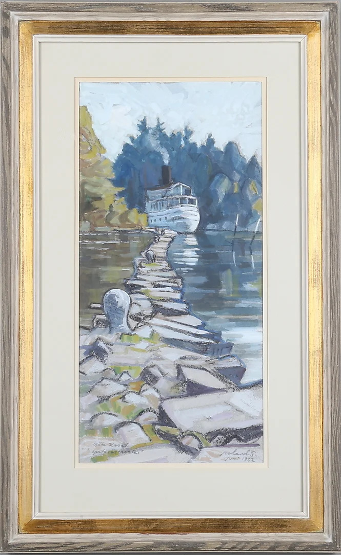 ROLAND SVENSSON. pastell, signerad och daterad -62. — Drawings — Gomér & Andersson Norrköping