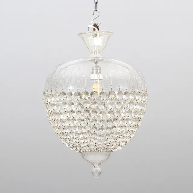 TAKARMATUR MED PRISMOR. Glas. 1900-talets första hälft.