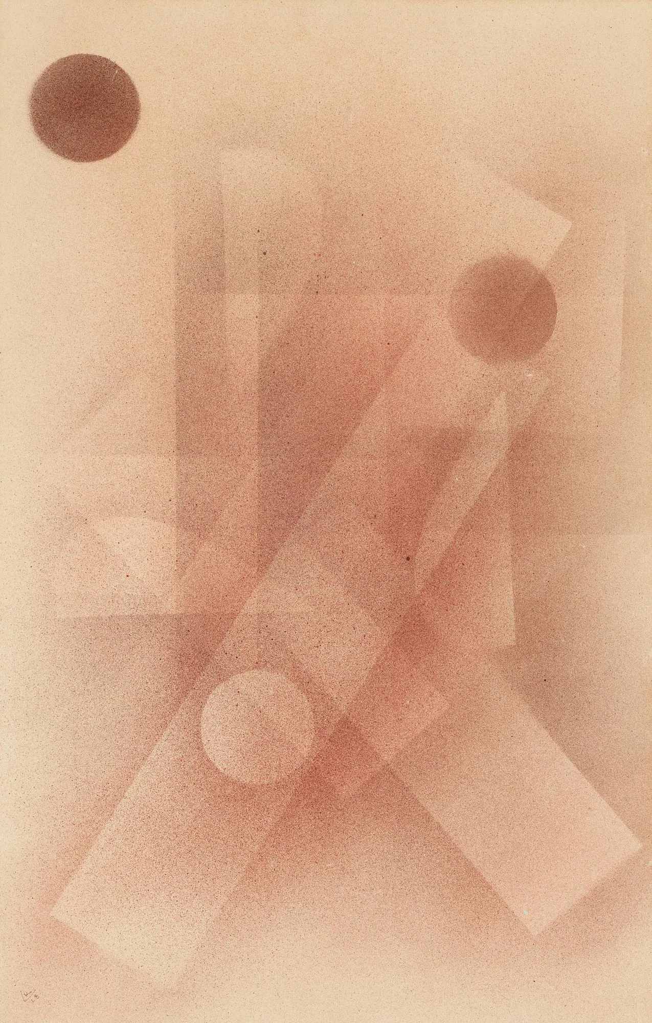 Wassily Kandinsky, "Mildes rosa". — Bukowskis