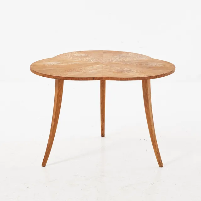 SOFFBORD, Swedish Modern, 1940-tal, fanérat i alm.