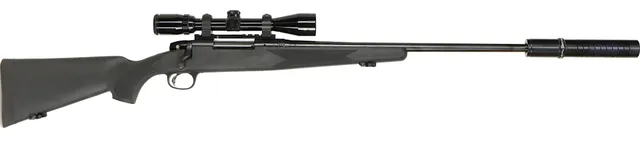 KULGEVÄR MED LJUDDÄMPARE, fabrikat Marlin, modell XL 7, kaliber .30-06, tillv.nr 91937221, se-nr SE2386204.