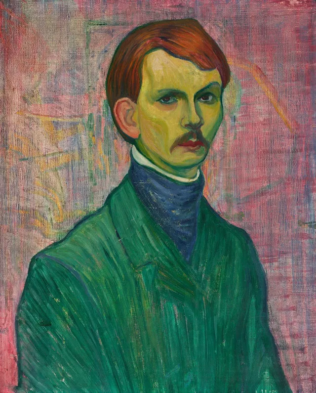 Axel Törneman, Självporträtt.