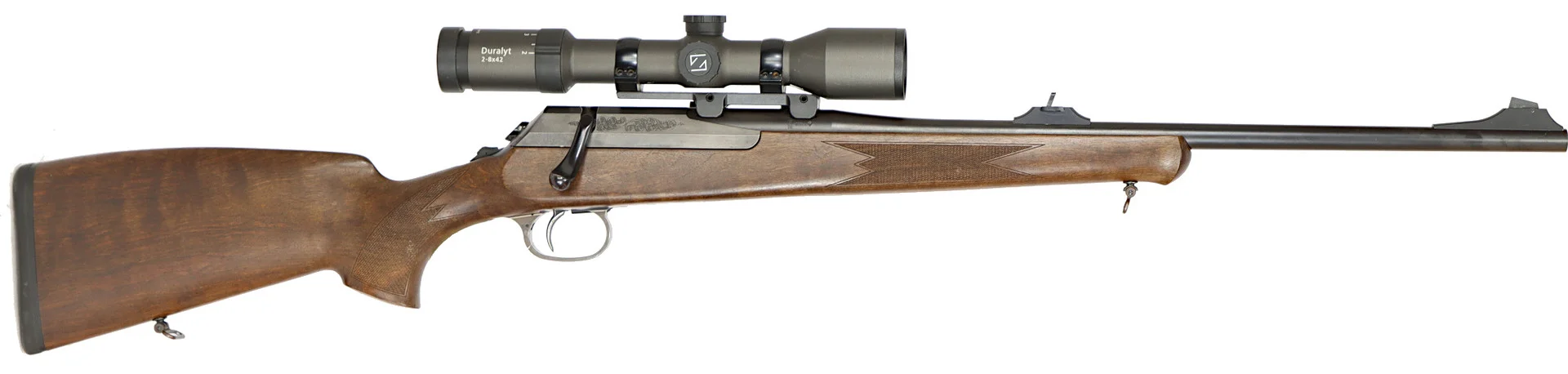 KULGEVÄR, Repeter, fabrikat Merkel, modell KR1, kaliber 6,5x55, tillv.nr 1-03447, se-nr SE2304785. — Rifles — Walter Borg