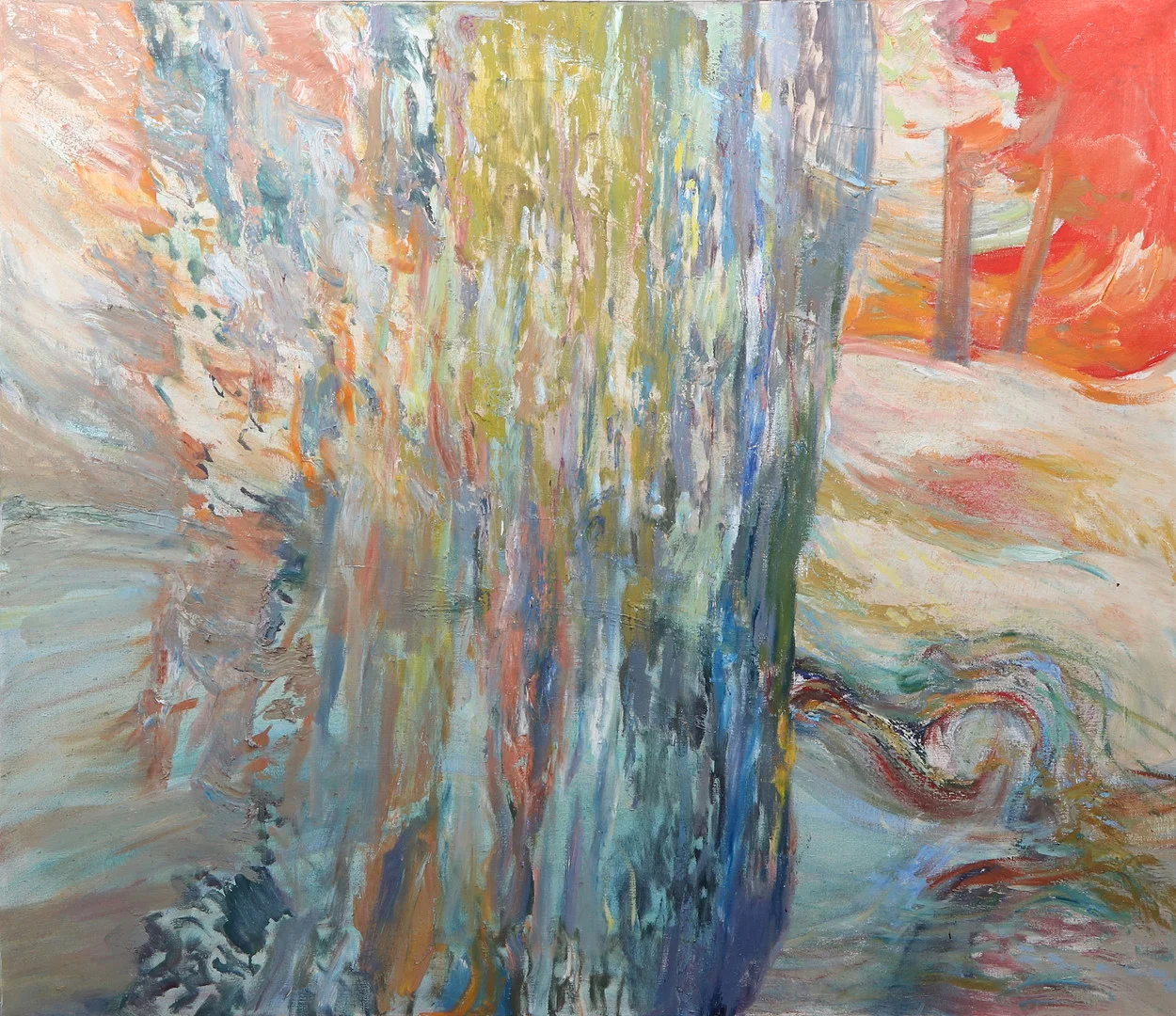 BENGT OSSLER. TILLSKRIVEN. Oljemålning på duk. Komposition. Osignerad. — Paintings — Skånes Auktionsverk