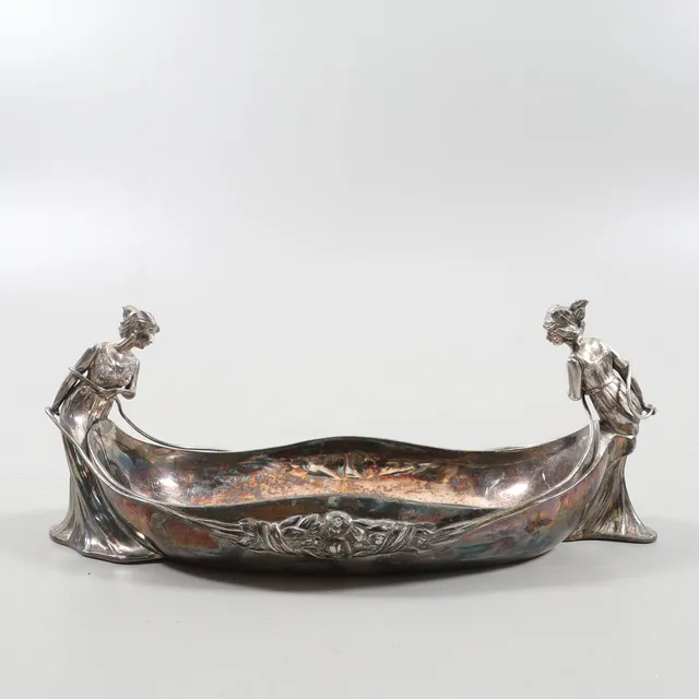 JARDINÄR, nysilver, jugent.