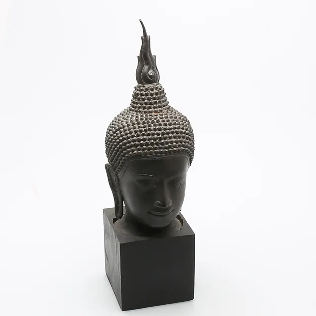 BUDDHAHUVUD, brons Thailand 1900-tal.