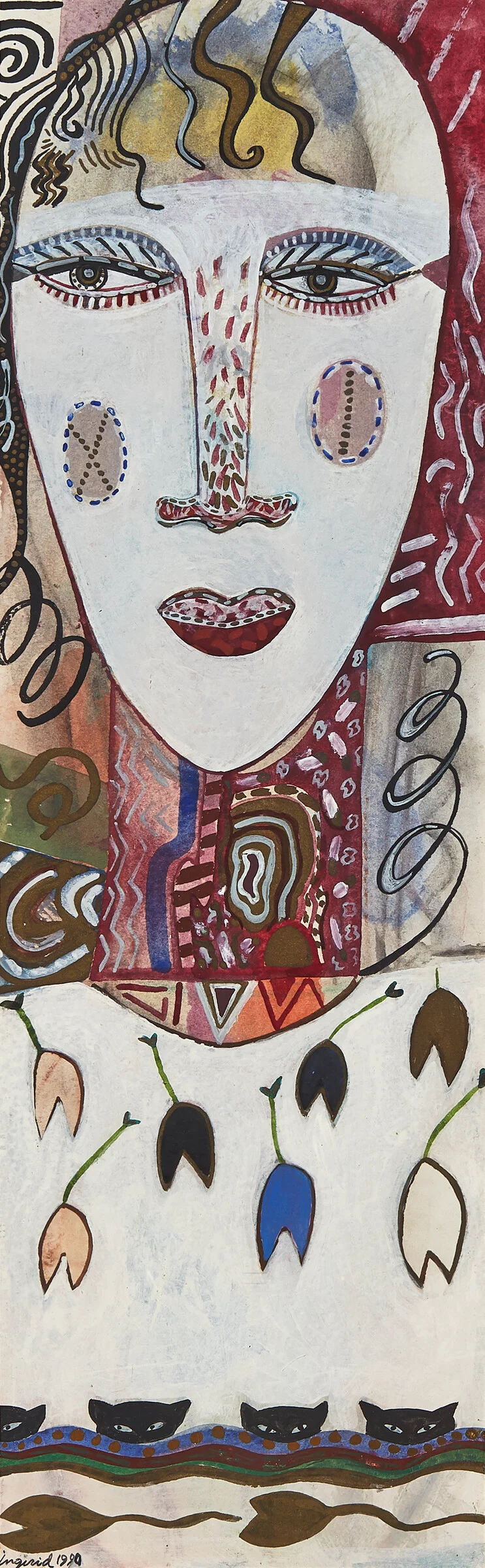 Kuiters, Ingerid — "Sentimental Journey" 1990 — Kunst/Øvrig billedkunst — Blomqvist