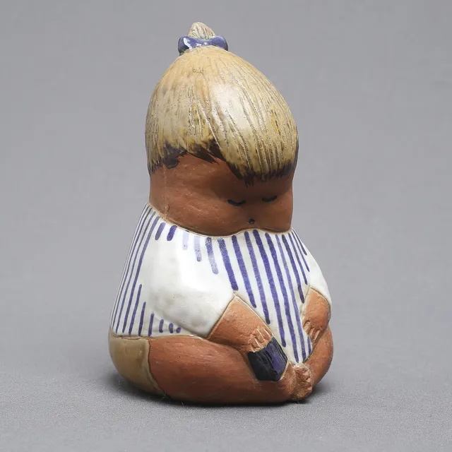 LISA LARSON. Figurin, "Johanna", stengods, Gustavsberg.