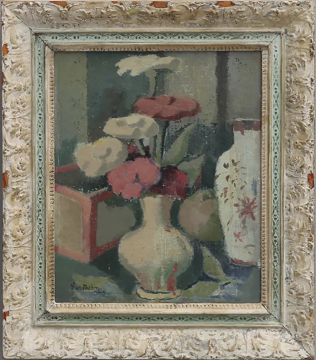 SIXTEN LUNDBOHM. BLOMSTERSTILLEBEN.