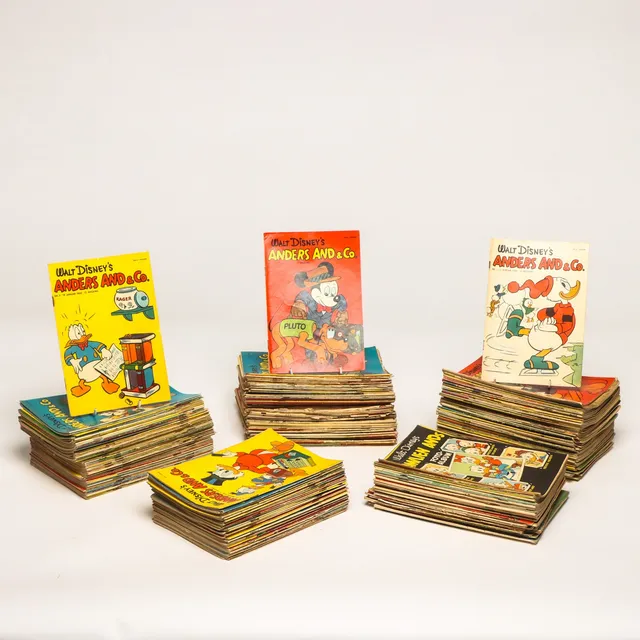 Walt Disney. Samling Anders & Co.-blade, 1949-1960