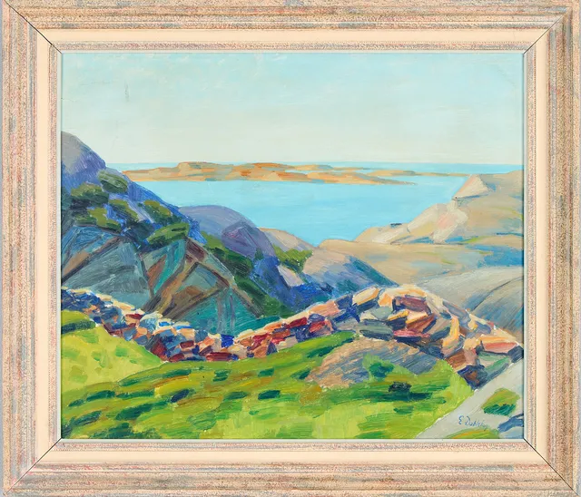 EWALD DAHLSKOG. Kustmotiv.
