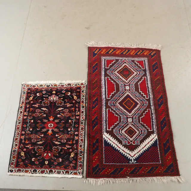 MATTOR, 2 stycken, orientaliska.
