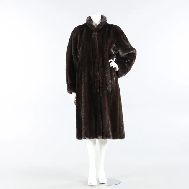 YVES SAINT LAURENT, Pälskappa, storl 40.