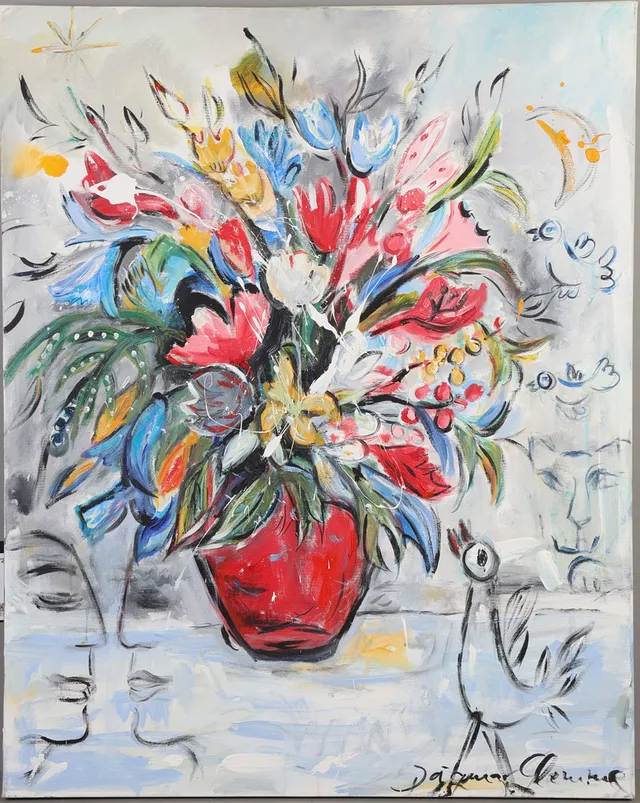 DAGMAR GLEMME. Stilleben.