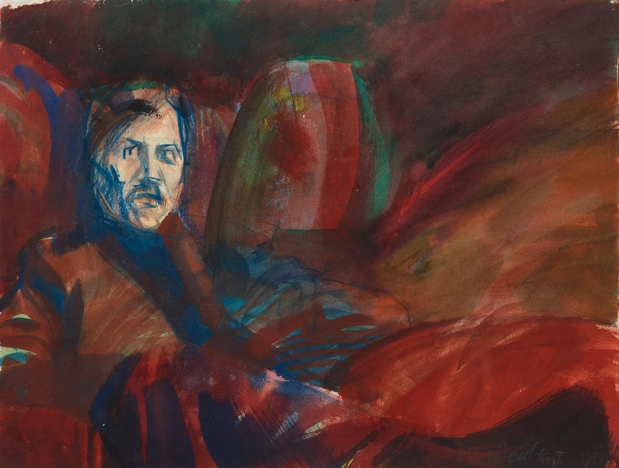 Olli Lyytikäinen, "Självporträtt". — Bukowskis
