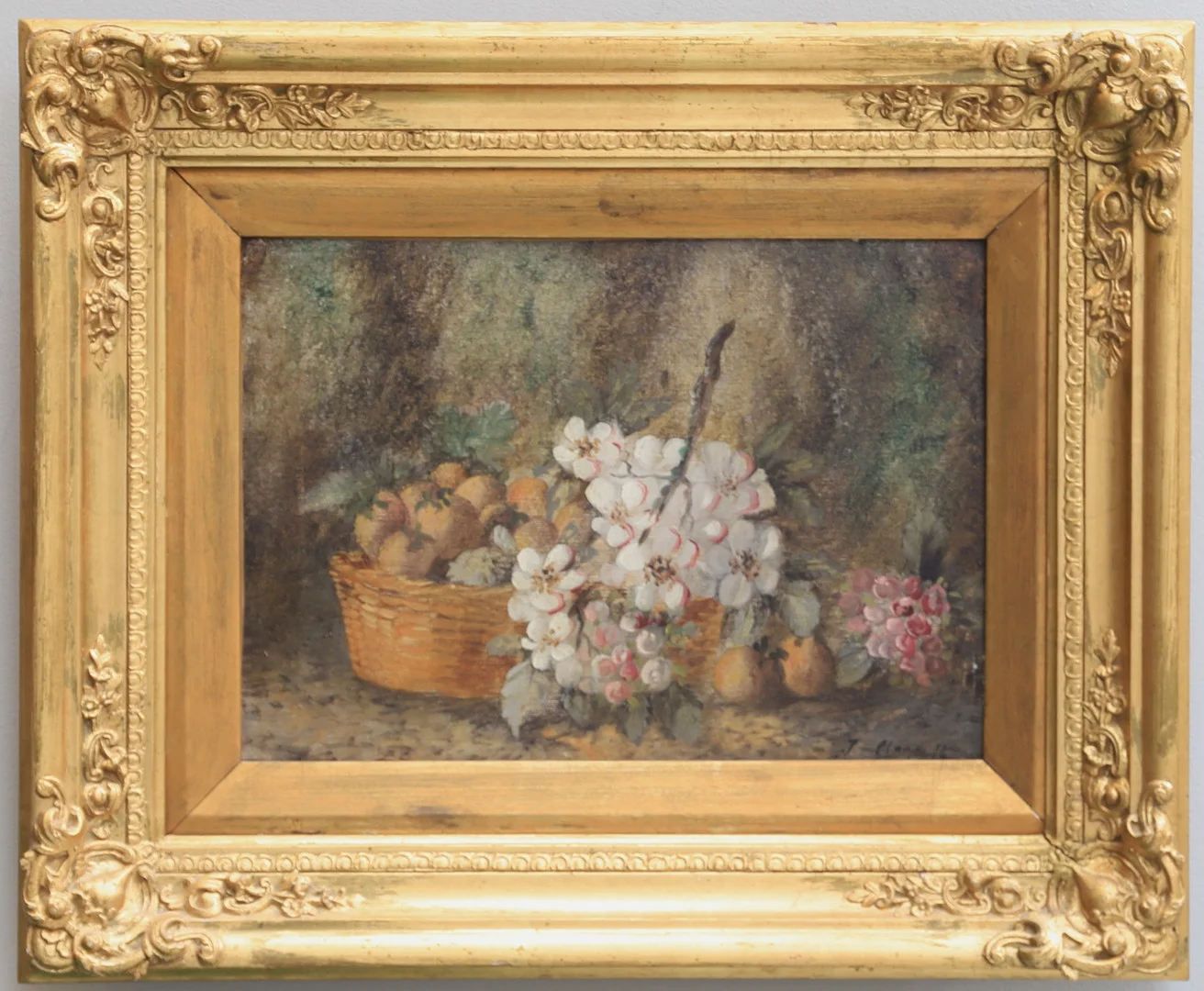 OIDENTIFIERAD KONSTNÄR. olja på duk, signerad J. Clare, 1800-/1900-tal. — Paintings — Gomér & Andersson Nyköping