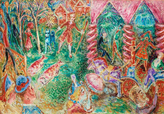 Nils von Dardel, "Turisthotellet i Rättvik".