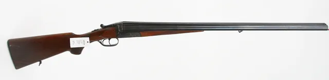 (74) HAGELGEVÄR, tysk, Side by Side hammerless, fabrikat Sauer & Sohn, kaliber 12/70, tillv.nr 485614.