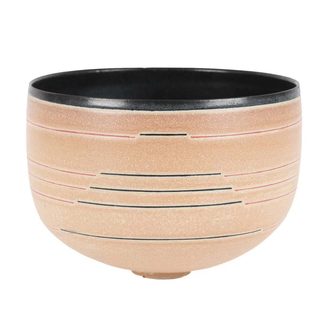 Vibeke Fischer. Glazed stoneware bowl (cd) — Glass, porcelain and ceramics/Vases, bowls, dishes — Lauritz