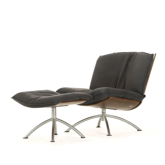 Tom Stepp. Armchair and stool - Model Prime Time (2)