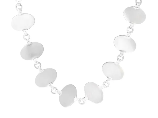 GEORG JENSEN, collier, nr 141A, sterlingsilver, Nanna Ditzel, längd 42 cm, vikt 46,6 g, orginaletui.