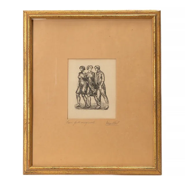 ARISTIDE MAILLOL. Etsning.