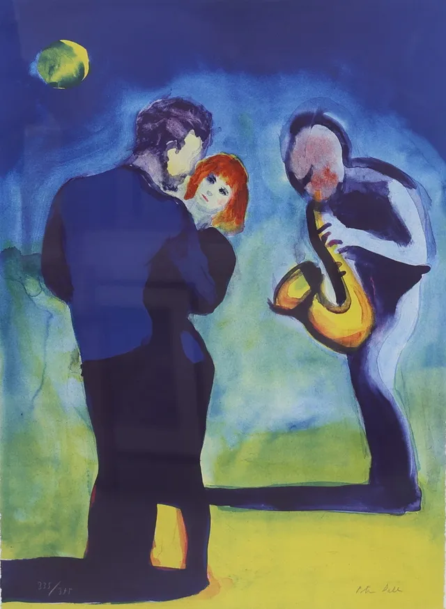 PETER DAHL. litografi, signerad & numrerad 335/375.