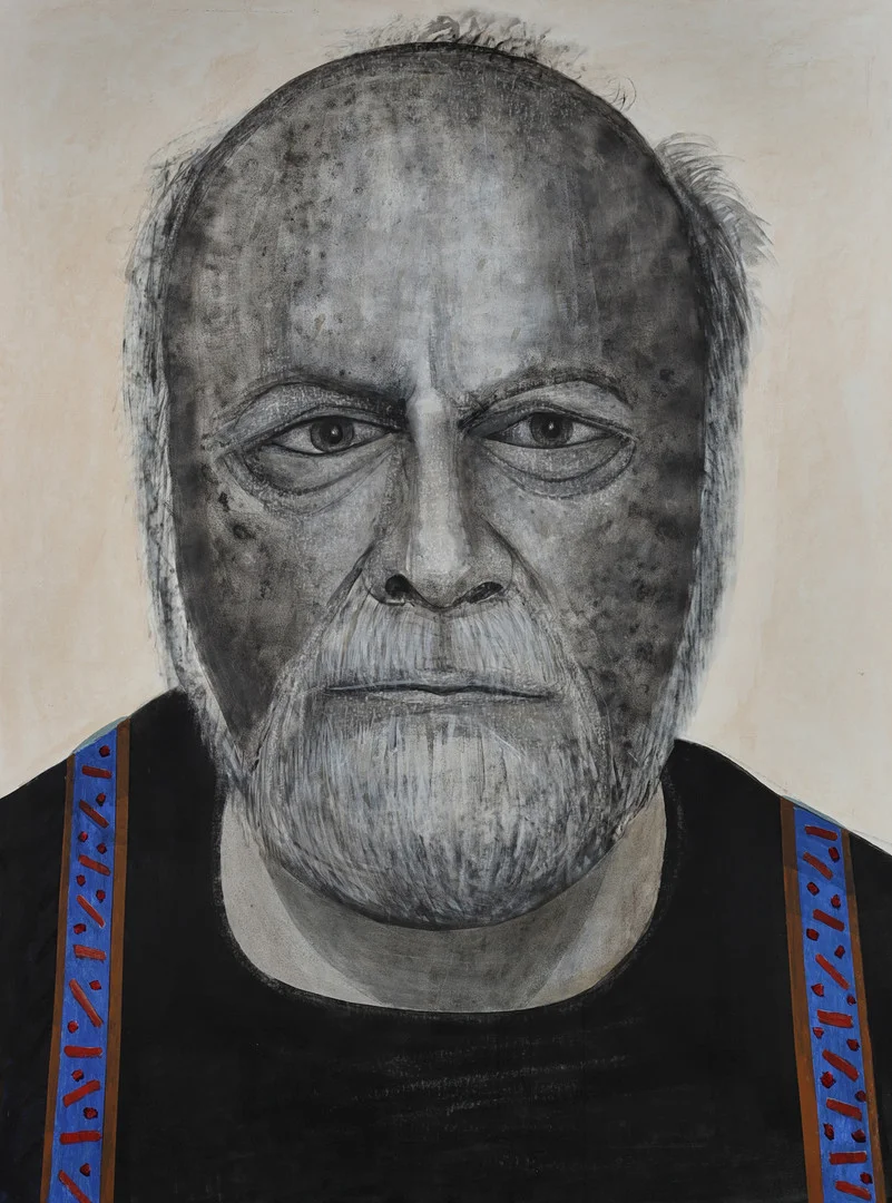 UNO SVENSSON. "Personnage", akryl på duk. — Paintings — Stockholms Auktionsverk Helsingborg