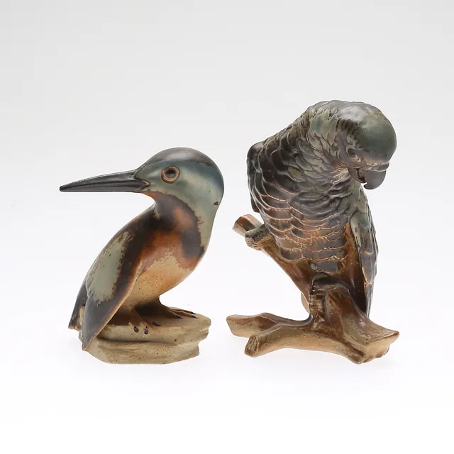 FIGURINER, 2 st, porslin, Bing & Gröndahl, Danmark.