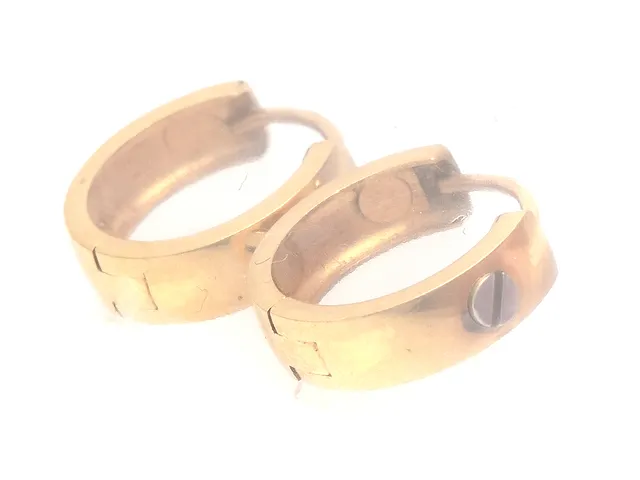ÖRHÄNGEN, ett par 18K, Ø14 mm, 3,0g